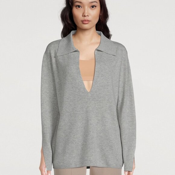 Uncle Studios Grey Wool/Cashmere Sweater - Picture 2 of 6